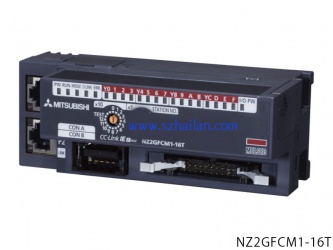 NZ2GFCM1-16D |16點(diǎn) DC24V（漏型）輸入，遠(yuǎn)程模塊、MIL連接器、1線式